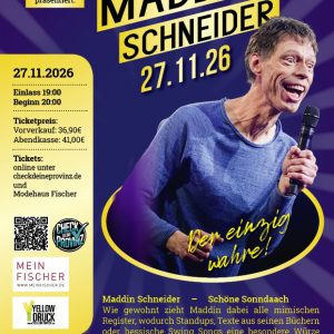 27.11.2026 Maddin Schneider