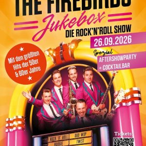 26.09.2026 Konzert - Firebirds - Bürgerhaus - Saaltickets