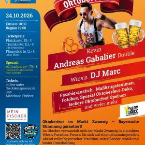 24.10.2026 - Oktoberfest - All Inklusiv Paket